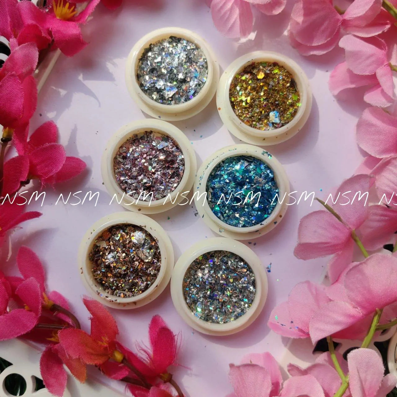 Holographic Mylar Flakes (Set Of 6)