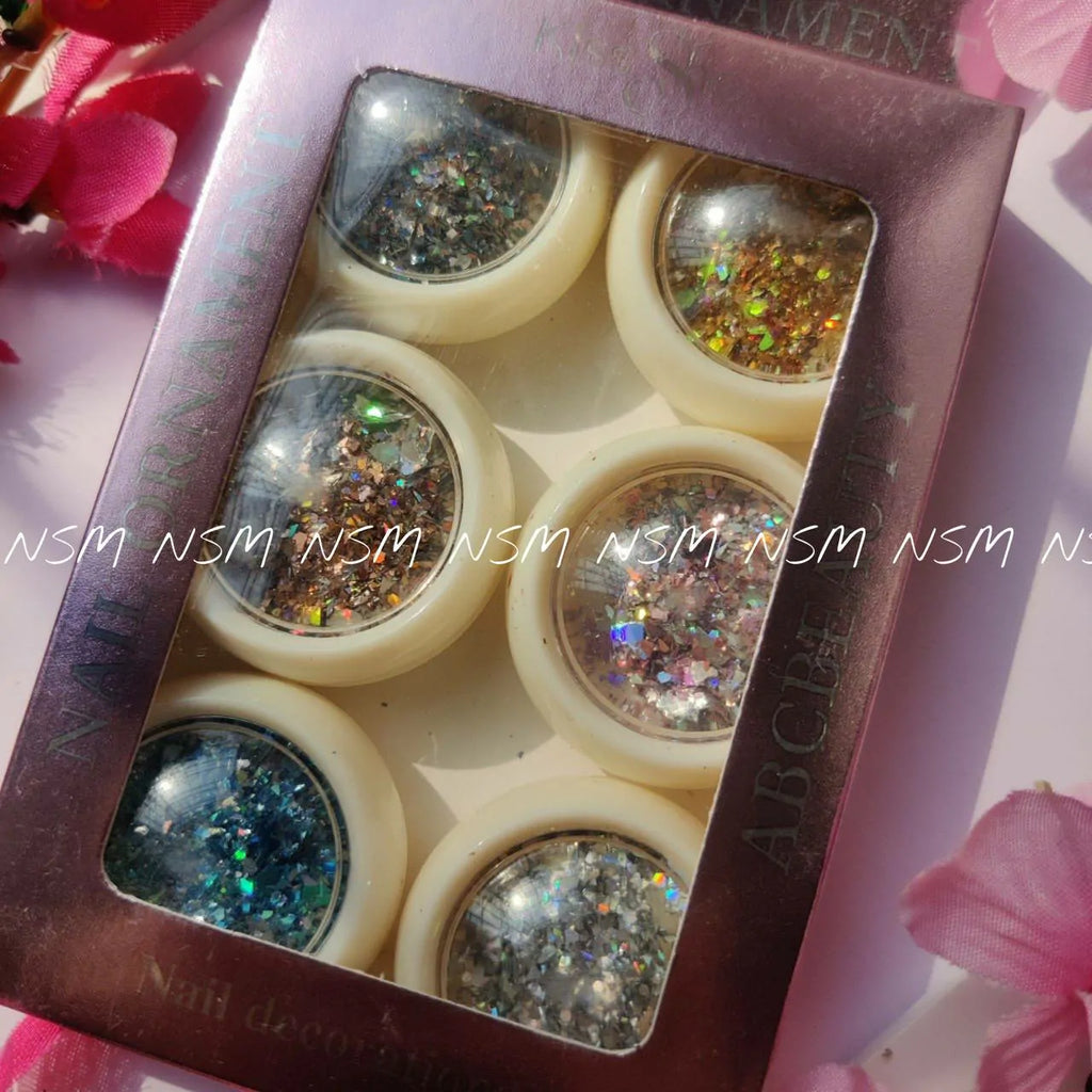 Holographic Mylar Flakes (Set Of 6)