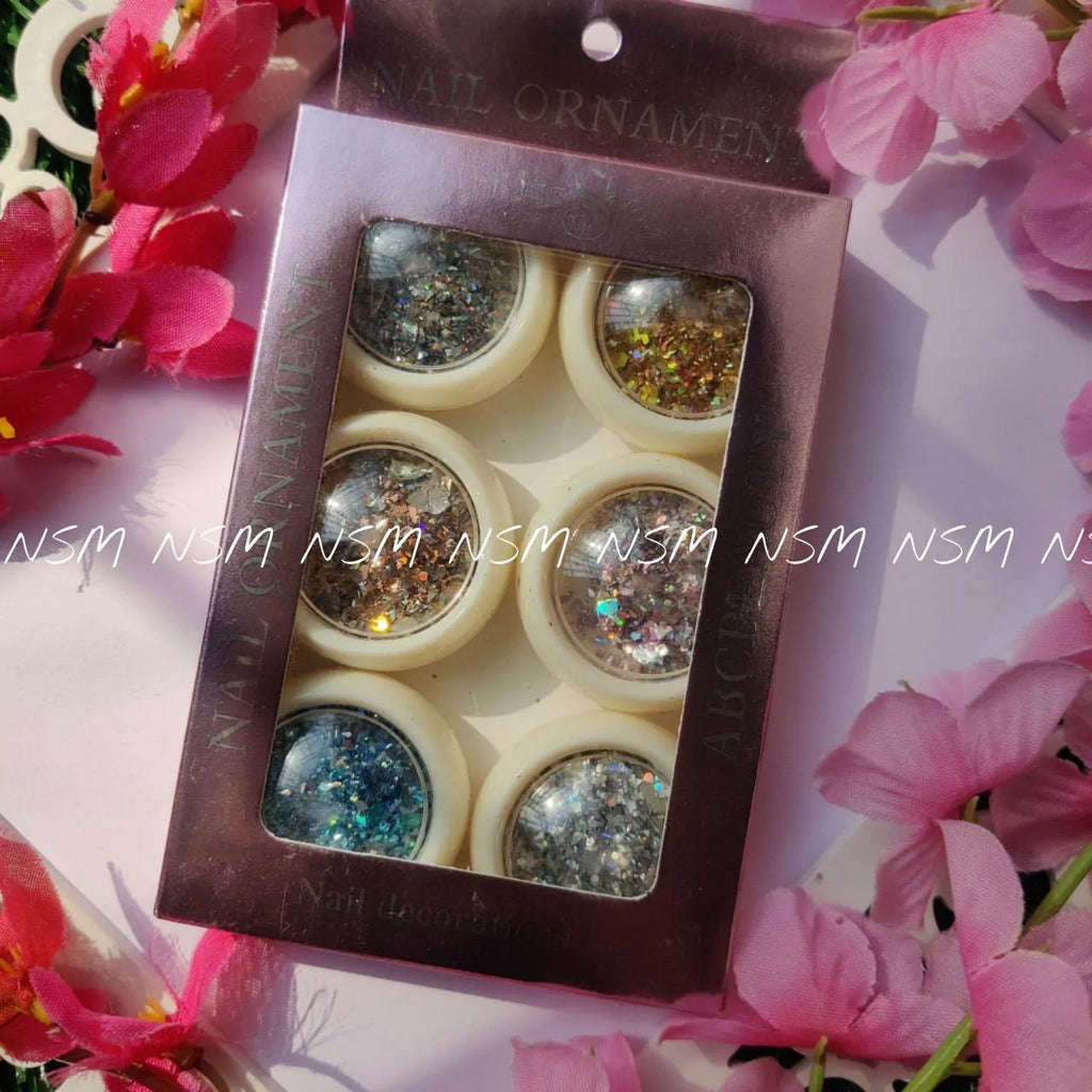 Holographic Mylar Flakes (Set Of 6)