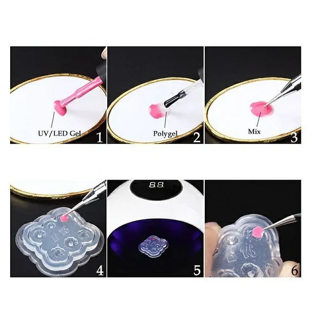 Photo Frames Silicon Nail Art Mold