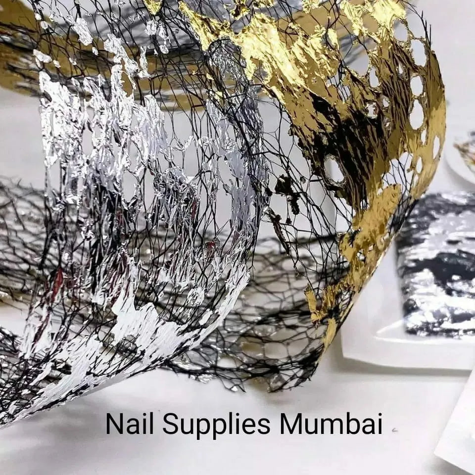 Gold And Silver Mesh Roll Box
