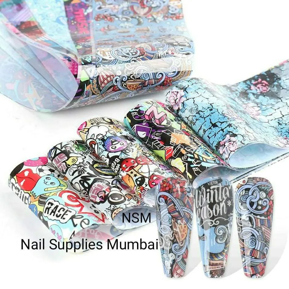 Abstract Print Transfer Foil Box