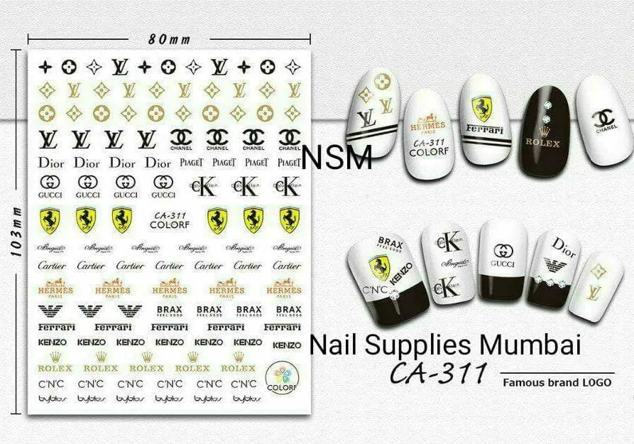 Brands Sticker Sheets
