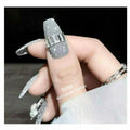 Silver Dry Glitter Jar (Medium Size)