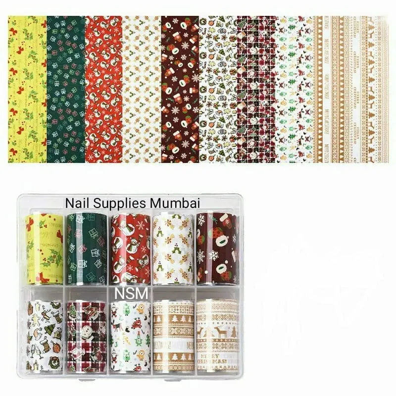 Christmas Print Transfer Foil Box
