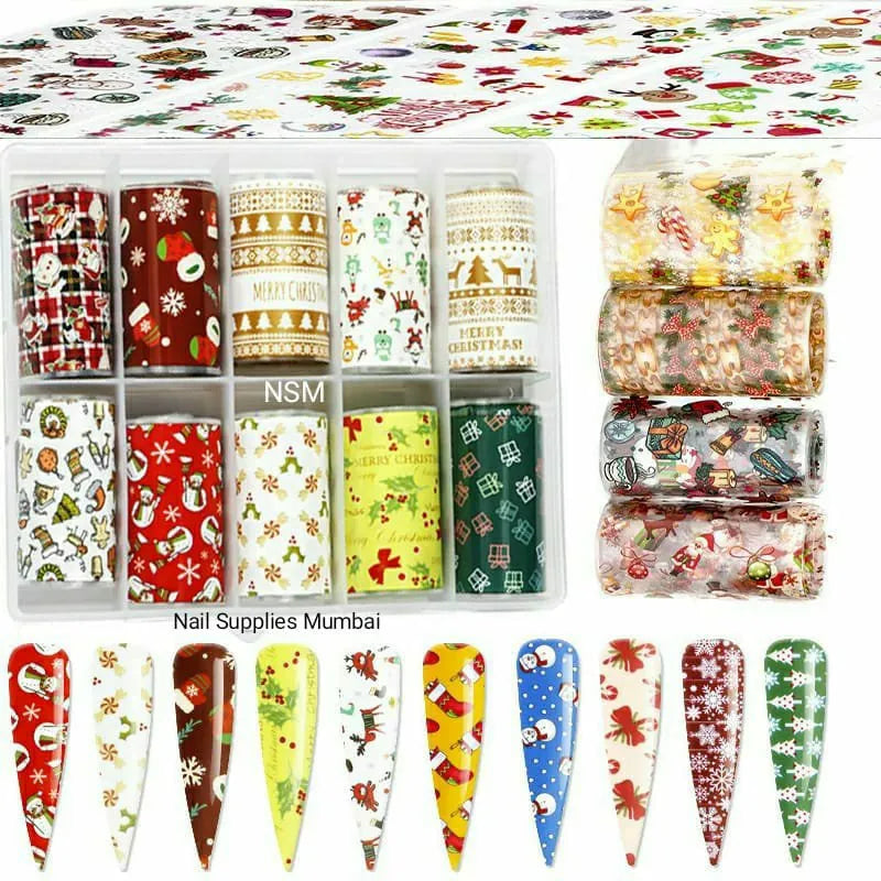 Christmas Print Transfer Foil Box