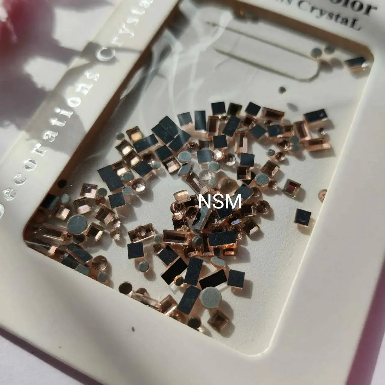 Copper Or Bronze Nail Art Rhinestones