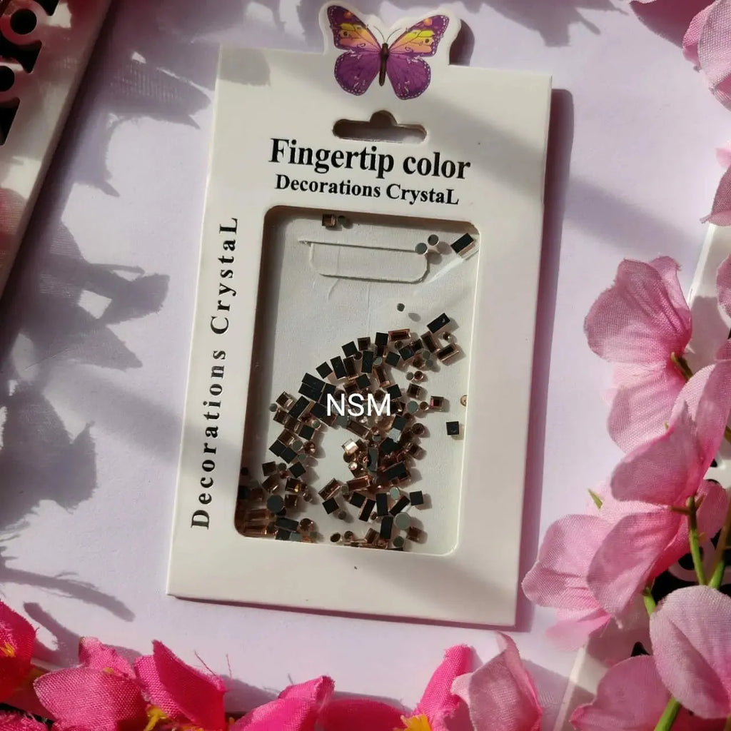 Copper Or Bronze Nail Art Rhinestones
