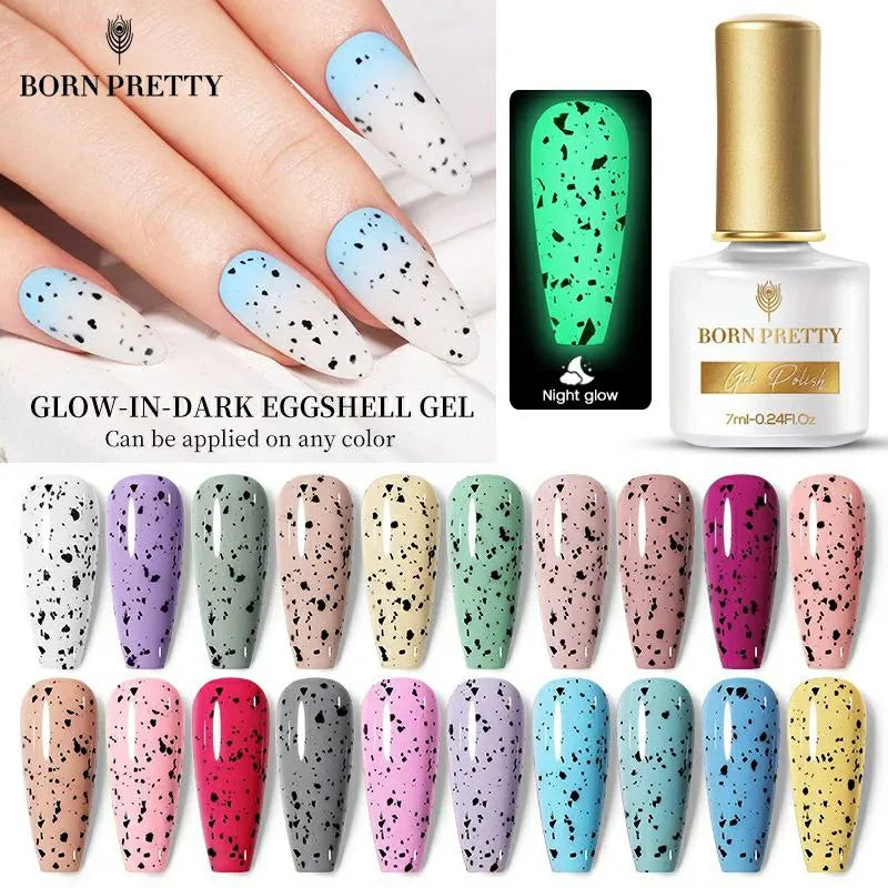 Born Pretty Glow In The Dark Eggshell Luminous Gel Polish (7ml)