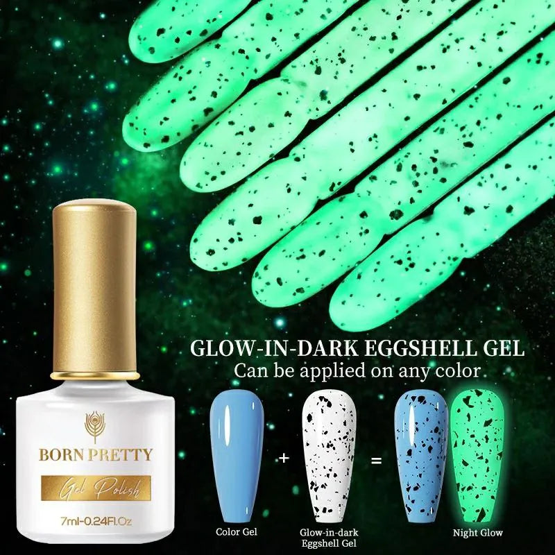 Born Pretty Glow In The Dark Eggshell Luminous Gel Polish (7ml)