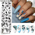 Butterfly Design Stamping Plate By Nicole Diary (S04)