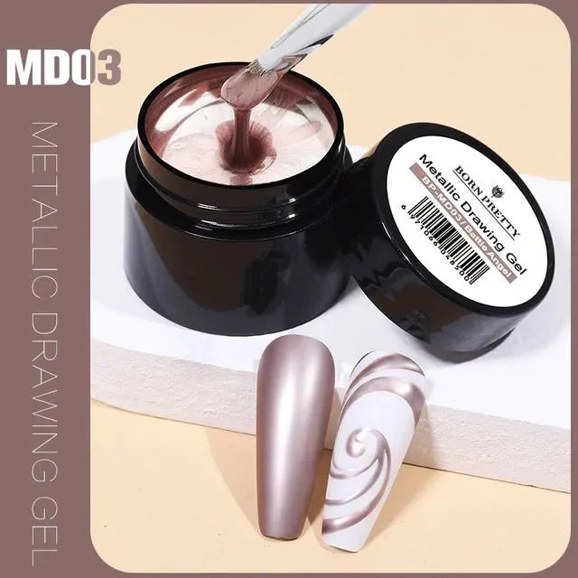 Born Pretty Metallic Battle Angel Painting Gel MD03 (5ml)