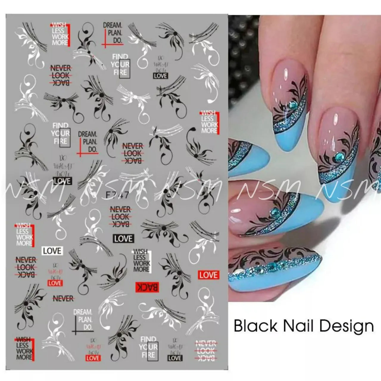Swirls And Abstract Design Sticker Sheets