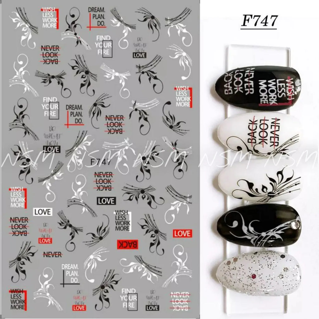 Swirls And Abstract Design Sticker Sheets