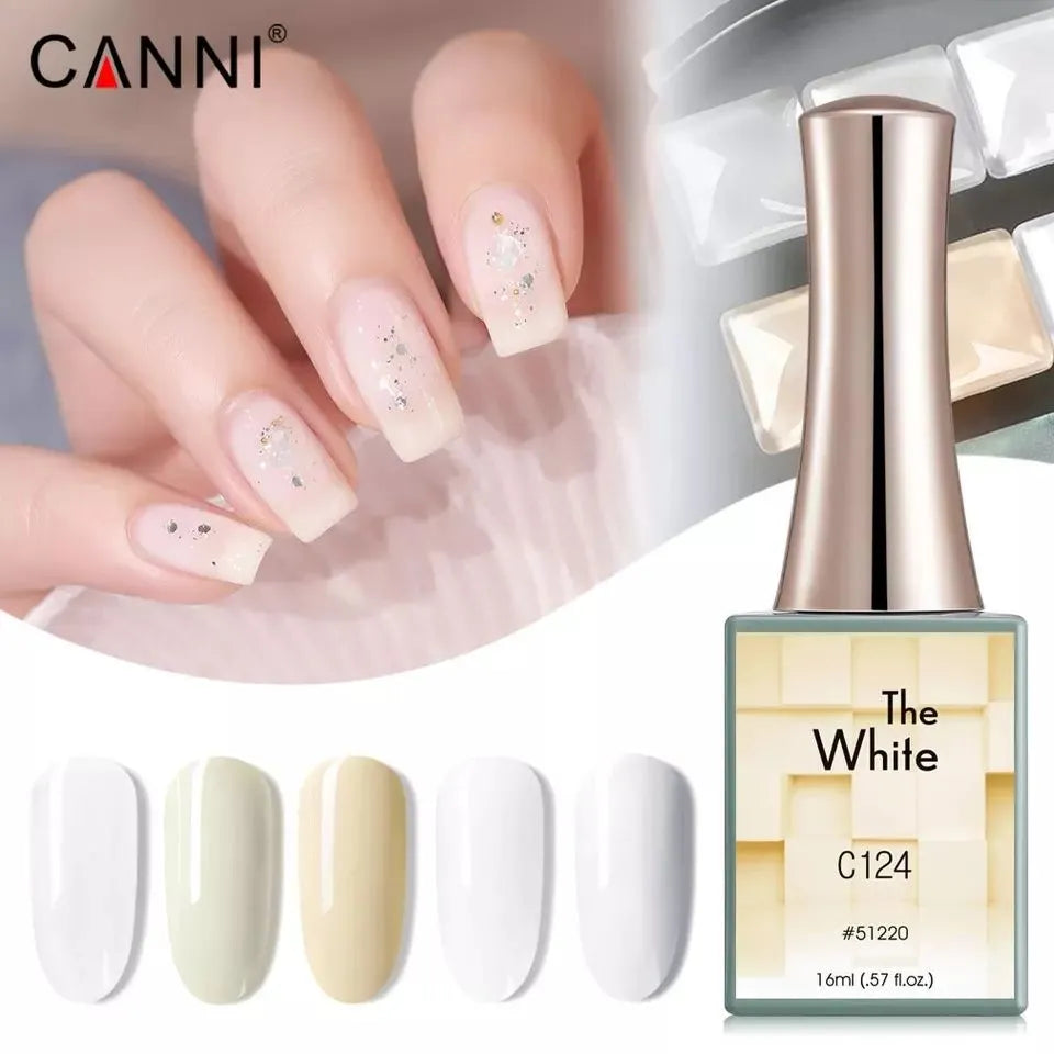 CANNI The White Gel Polish (Set Of 6 Colors)
