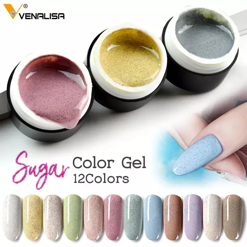 Venalisa Sugar Gel (Set Of 12 Colors)
