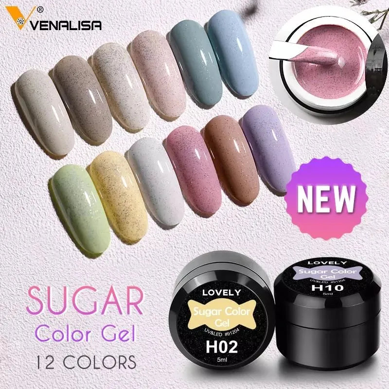 Venalisa Sugar Gel (Set Of 12 Colors)