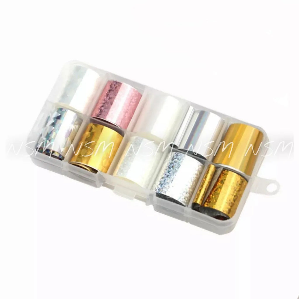 Mix Nail Art Transfer Foil Box