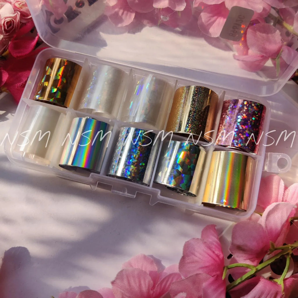 Mix Nail Art Transfer Foil Box