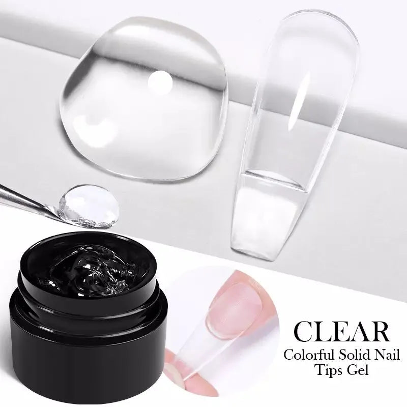 Born Pretty Colorful Solid Nail Tips Gel Clear (5gm)