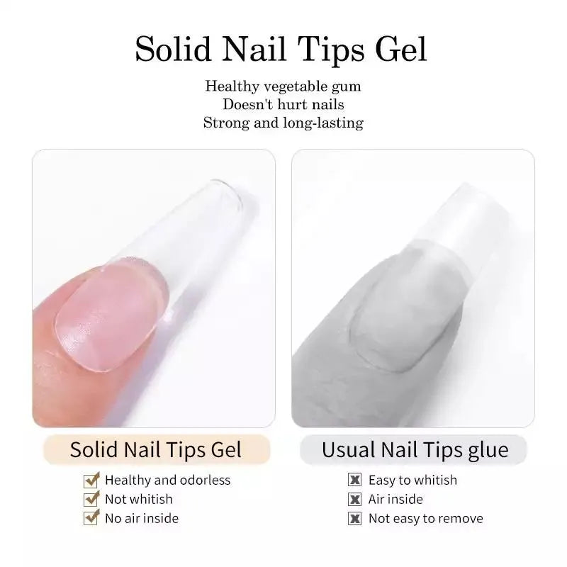 Born Pretty Colorful Solid Nail Tips Gel SN04 (5gm)