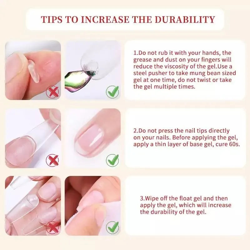 Born Pretty Colorful Solid Nail Tips Gel SN04 (5gm)