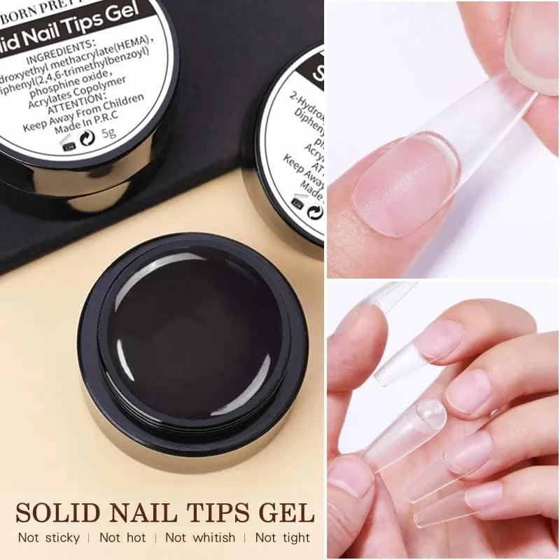 Born Pretty Colorful Solid Nail Tips Gel SN04 (5gm)