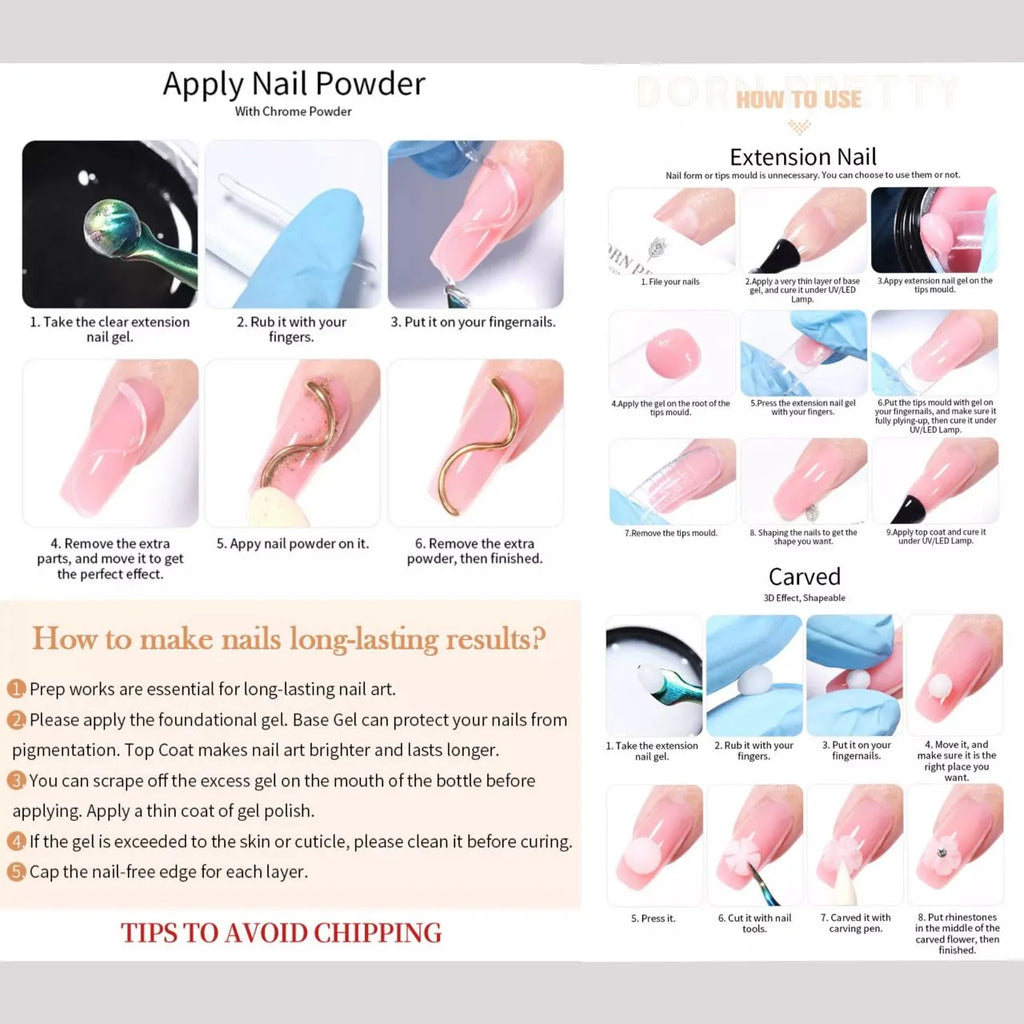 Born Pretty Non Stick Hand Extension Nail Gel NSG10 (15ml)