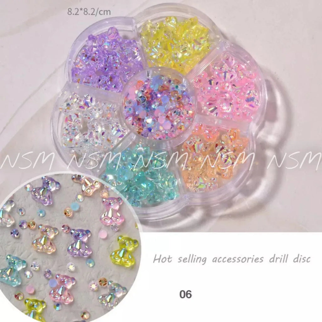 Aurora Nail Charms Wheel