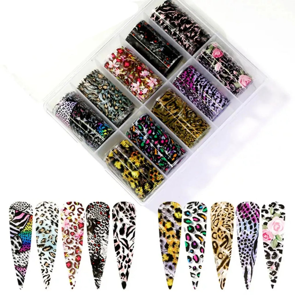 Leopard Print Transfer Foil Box