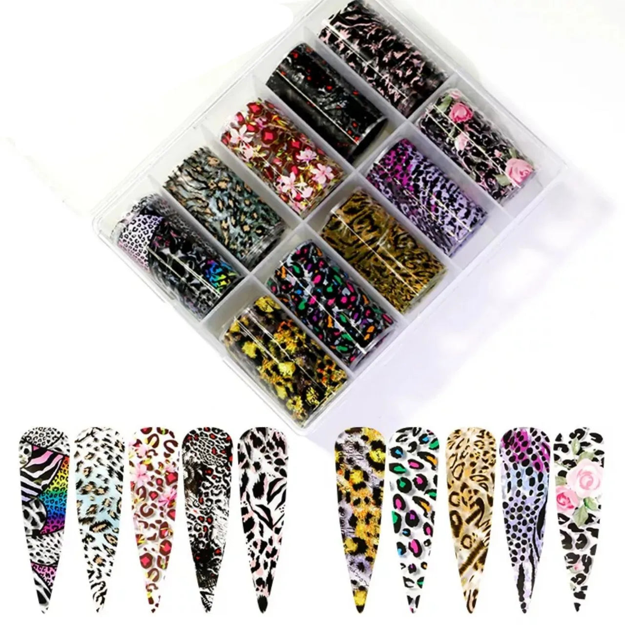 Leopard Print Transfer Foil Box