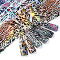 Holographic Laser Leopard And Animal Print Transfer Foil Box