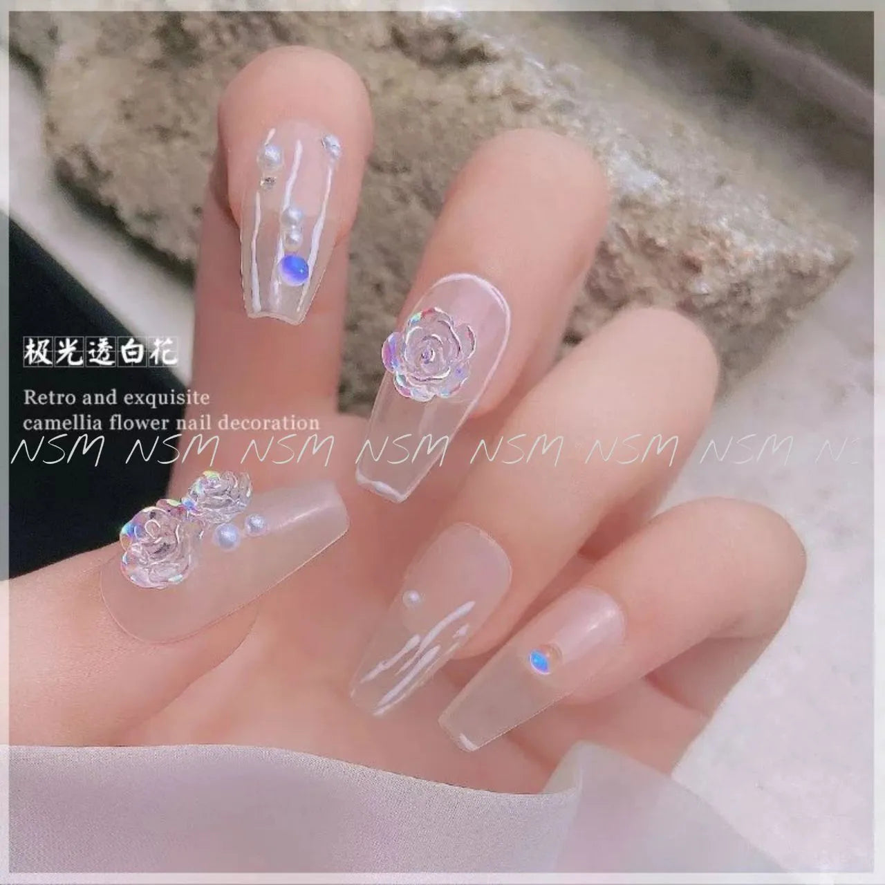 Flower Nail Art Charms