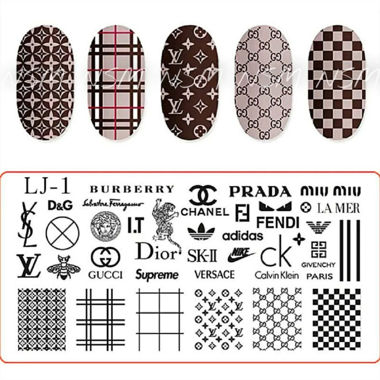 Brands Design Stamping Plate