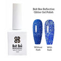 Bolt Bee Blue Reflective Glitter Gel Nail Polish (15ml)