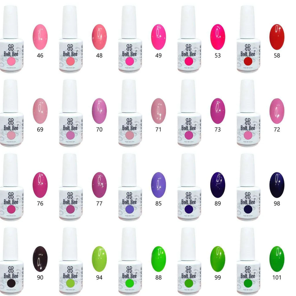 Bolt Bee Gel Polish Round Bottles (15ml)