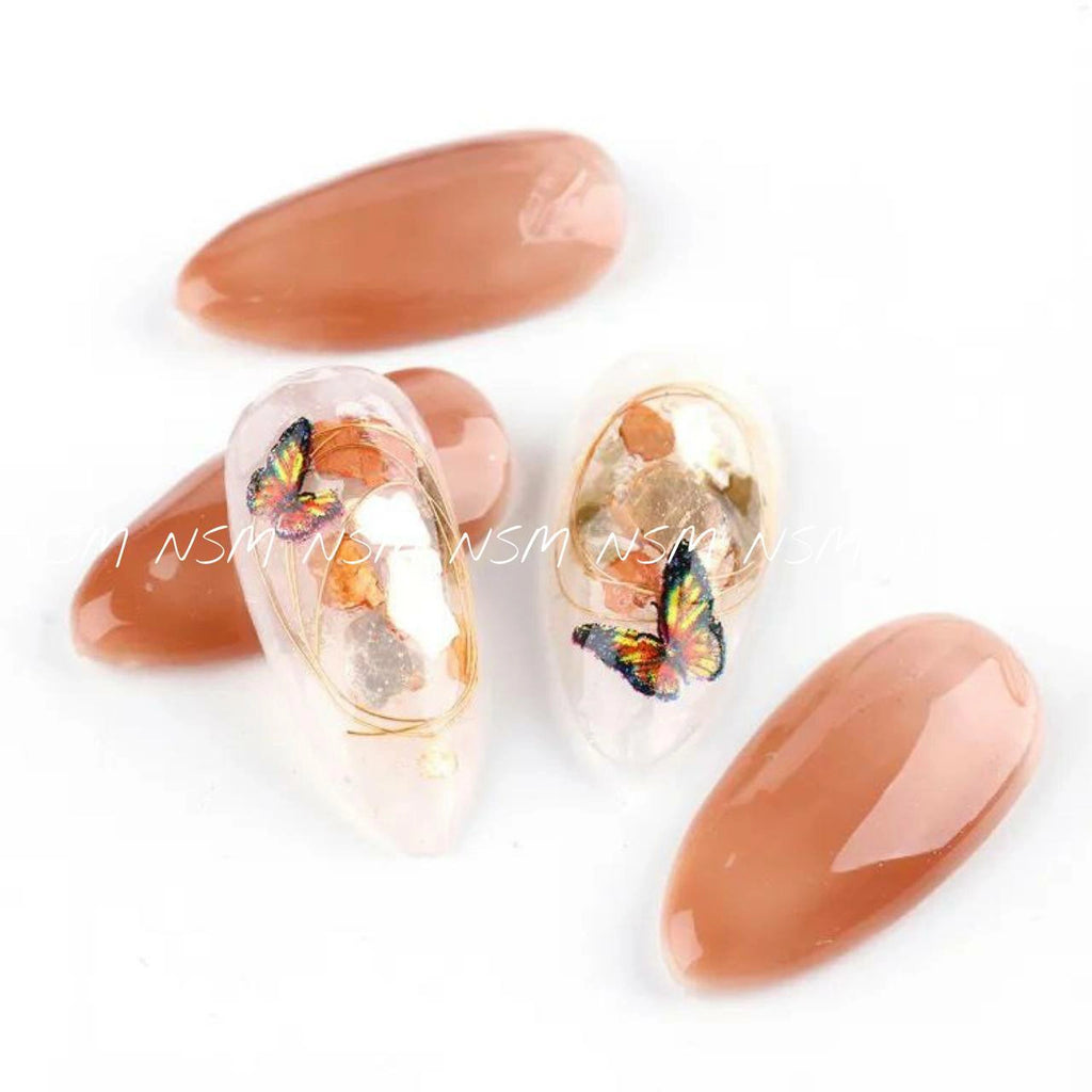 Irregular Mica Marble Shell Flake Mylars (Set Of 6)