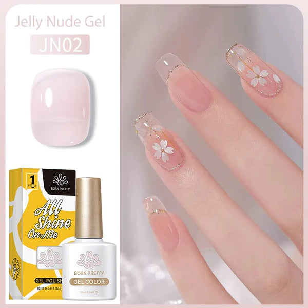 Born Pretty Transparent Jelly Gel Polish JN02 (10ml)Â