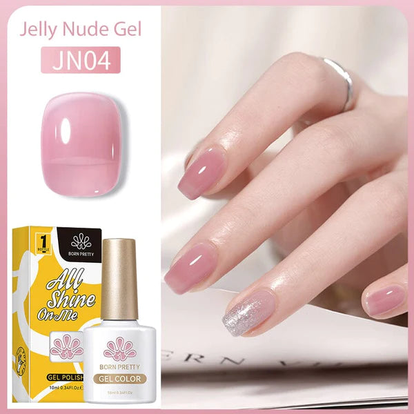 Born Pretty Transparent Jelly Gel Polish JN04 (10ml)Â