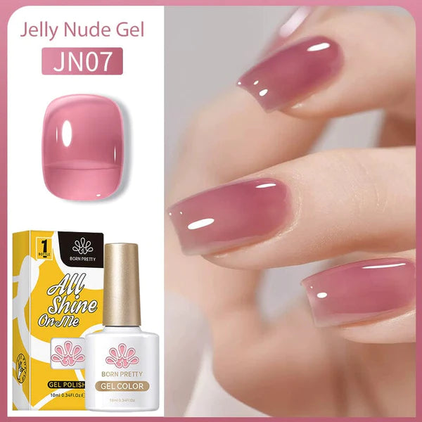 Born Pretty Transparent Jelly Gel Polish JN07 (10ml)