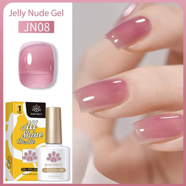 Born Pretty Transparent Jelly Gel Polish JN08 (10ml)