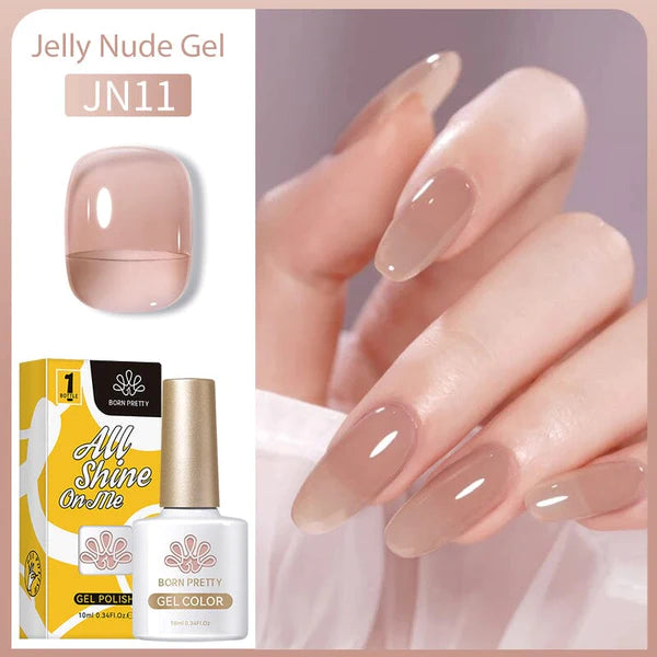 Born Pretty Transparent Jelly Gel Polish JN11 (10ml)