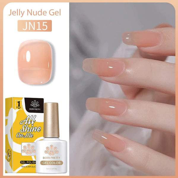 Born Pretty Transparent Jelly Gel Polish JN15 (10ml)