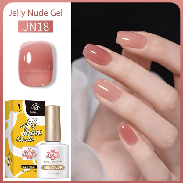 Born Pretty Transparent Jelly Gel Polish JN18 (10ml)