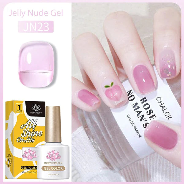 Born Pretty Transparent Jelly Gel Polish JN23 (10ml)