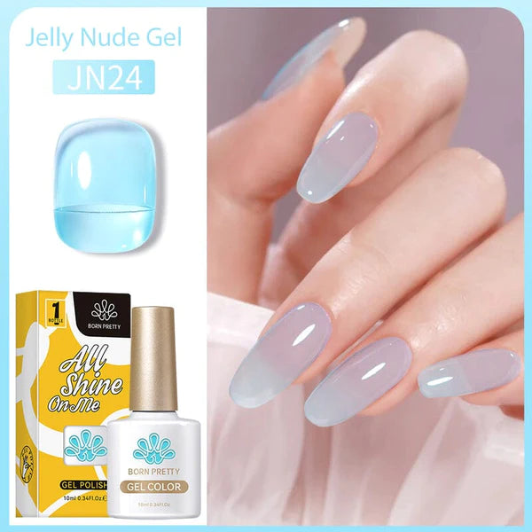 Born Pretty Transparent Jelly Gel Polish JN24 (10ml)
