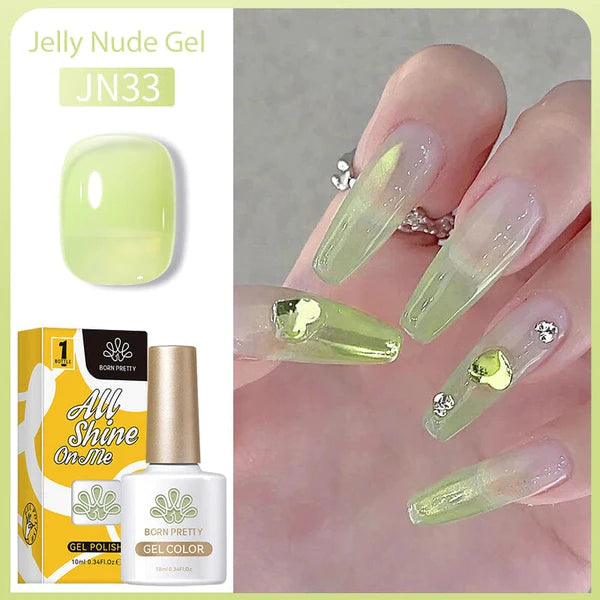 Born Pretty Transparent Jelly Gel Polish JN33 (10ml)