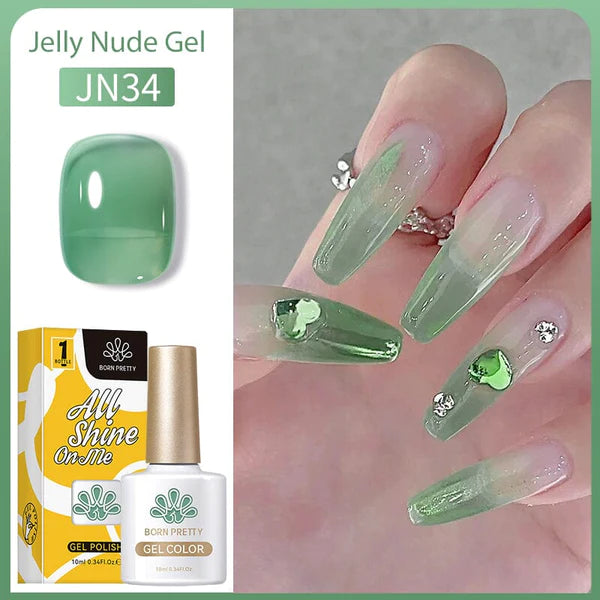 Born Pretty Transparent Jelly Gel Polish JN34 (10ml)