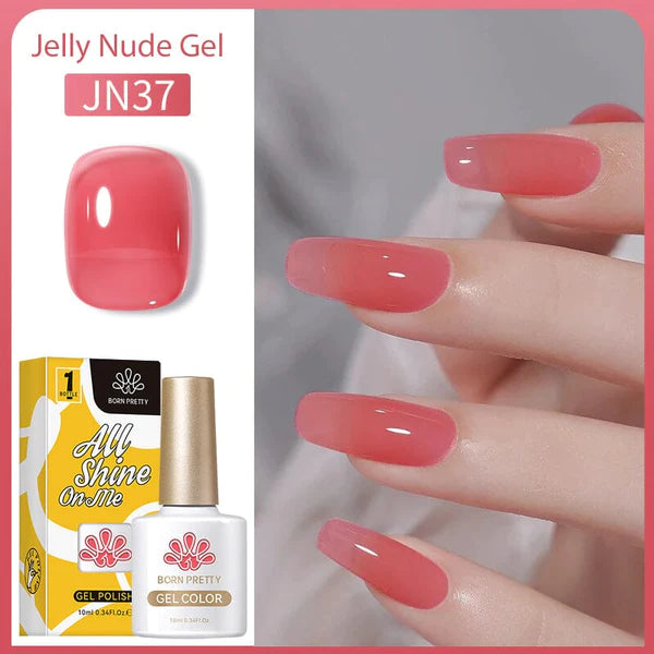 Born Pretty Transparent Jelly Gel Polish JN37 (10ml)