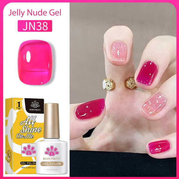 Born Pretty Transparent Jelly Gel Polish JN38 (10ml)